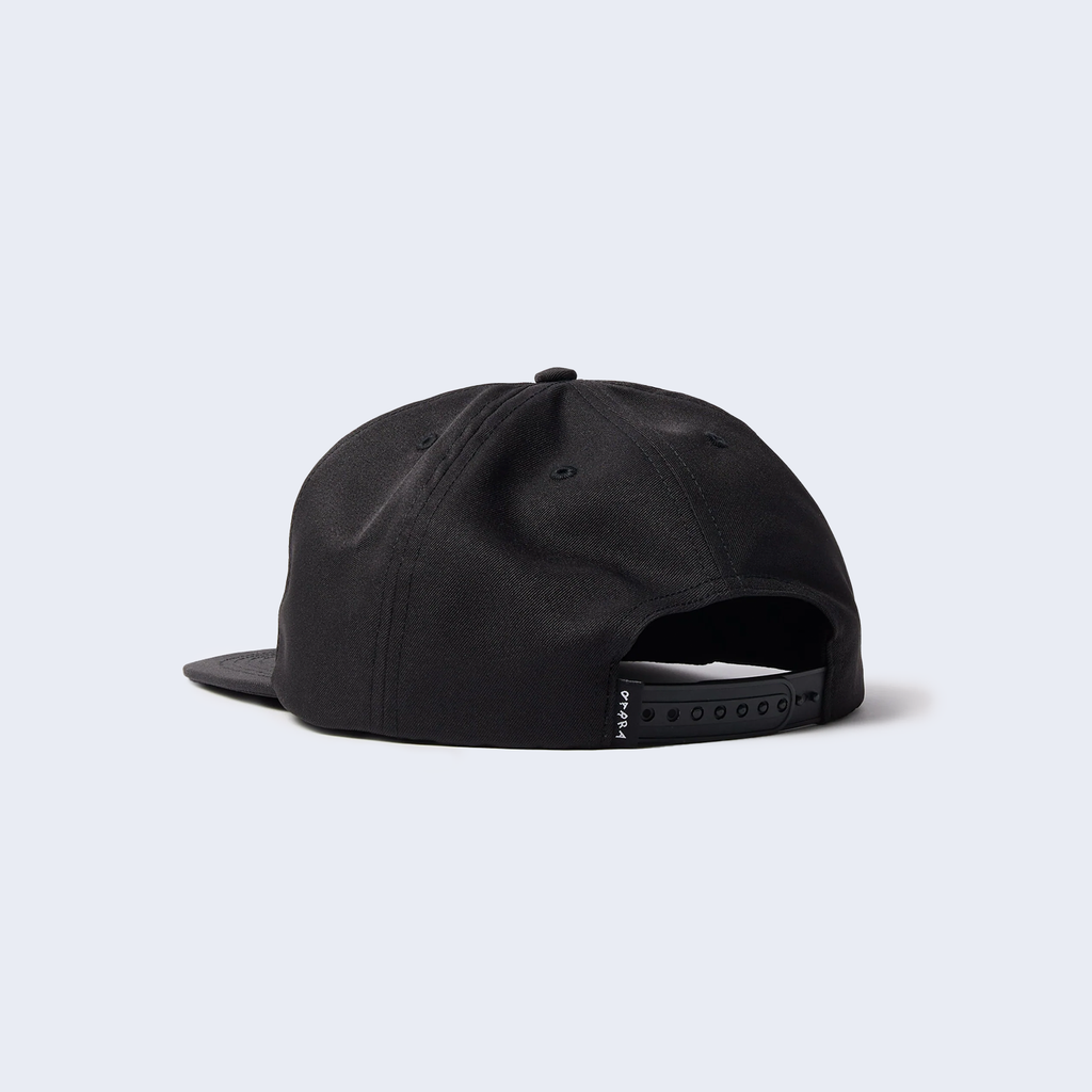 Racing 5 Panel Hat Black