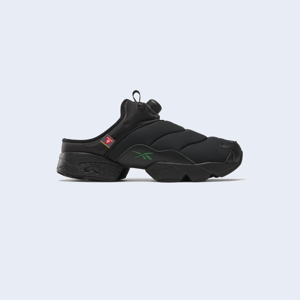Reebok - Reebok Insta Pump Fury Mule Black / Black / Green – 5 PM Reebok - Reebok Insta Pump Fury Mule Black / Black / Green – 5 PM