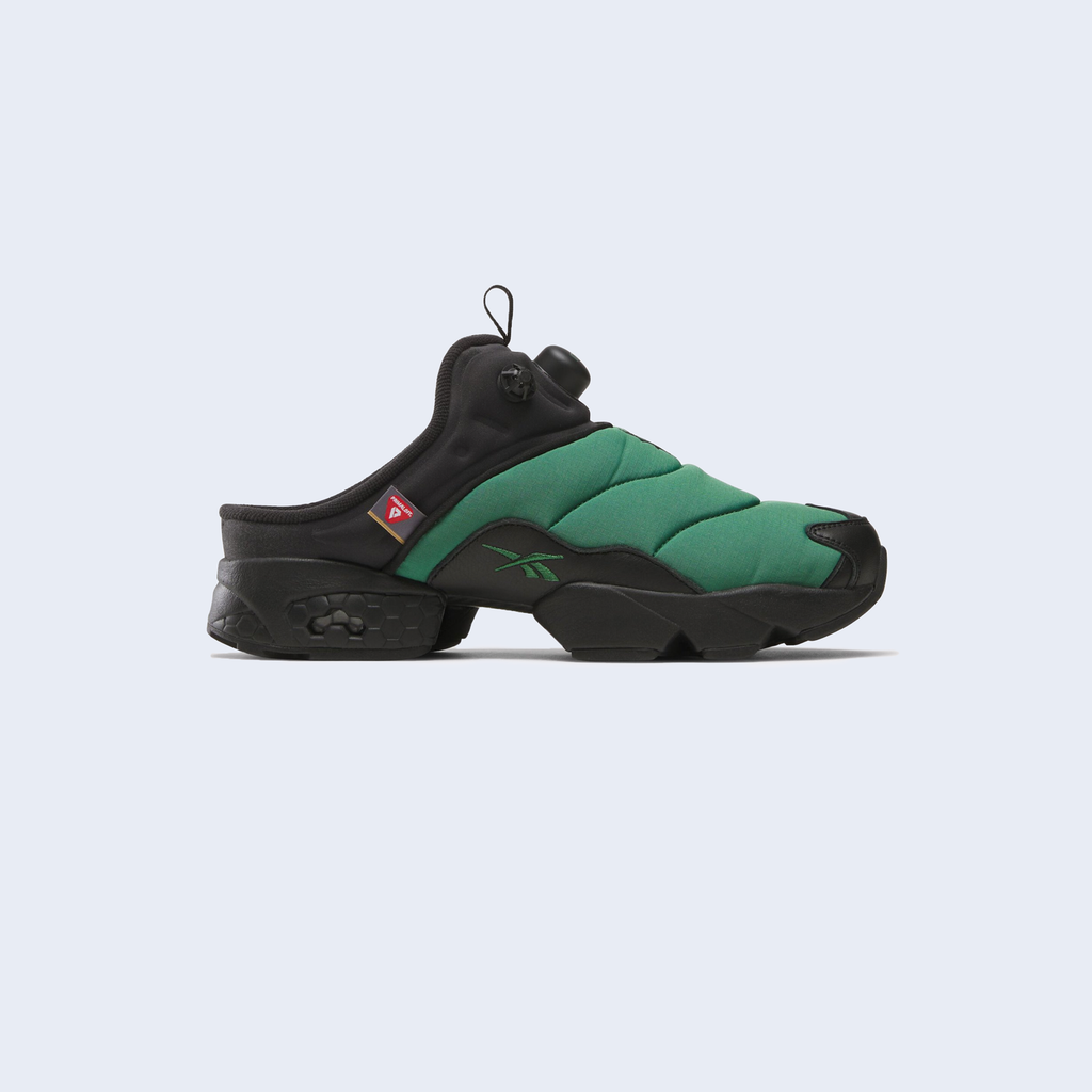 Reebok Insta Pump Fury Mule Green / Black / Black