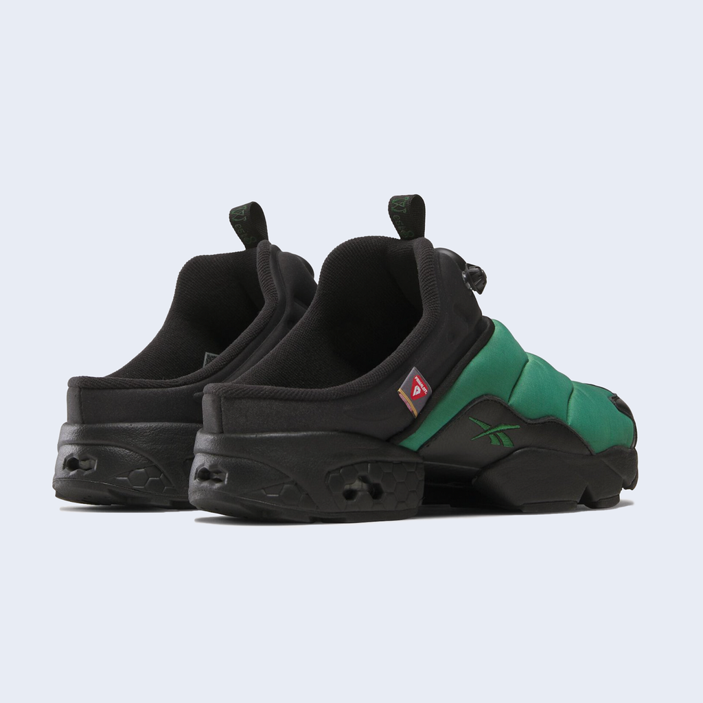 Reebok Insta Pump Fury Mule Green / Black / Black