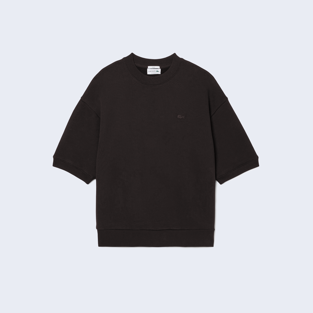 Short Sleeve Sweatshirt Brown