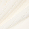 Ribbed Polo Collar Sweater White