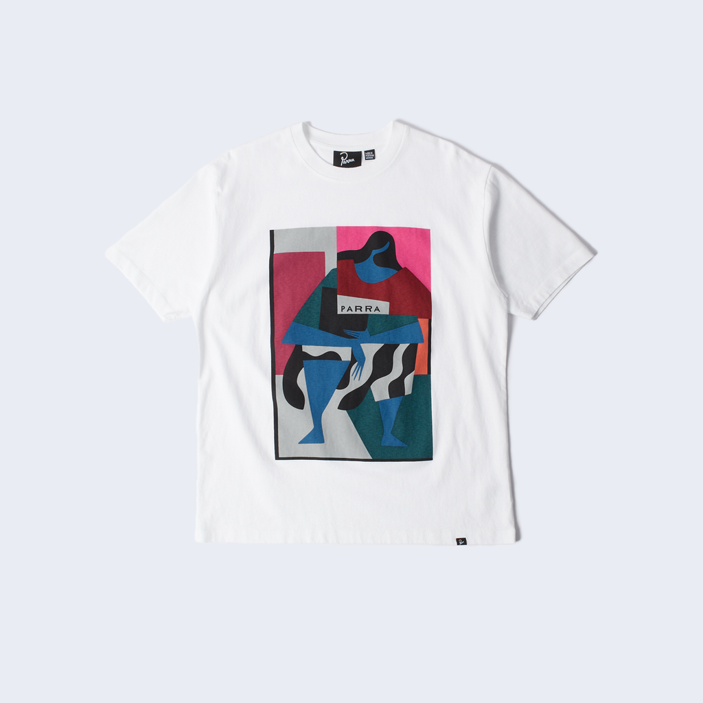 Reading The Square T-Shirt White