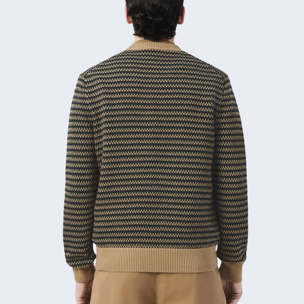 Striped Crewneck Beige / Green / Navy