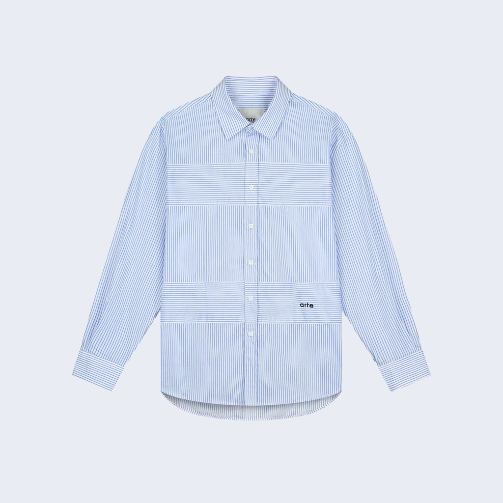 Striped Gallery Shirt Blue