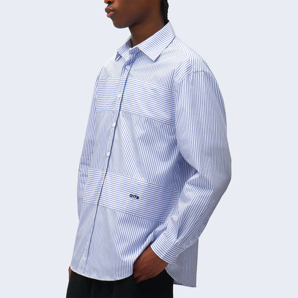 Striped Gallery Shirt Blue