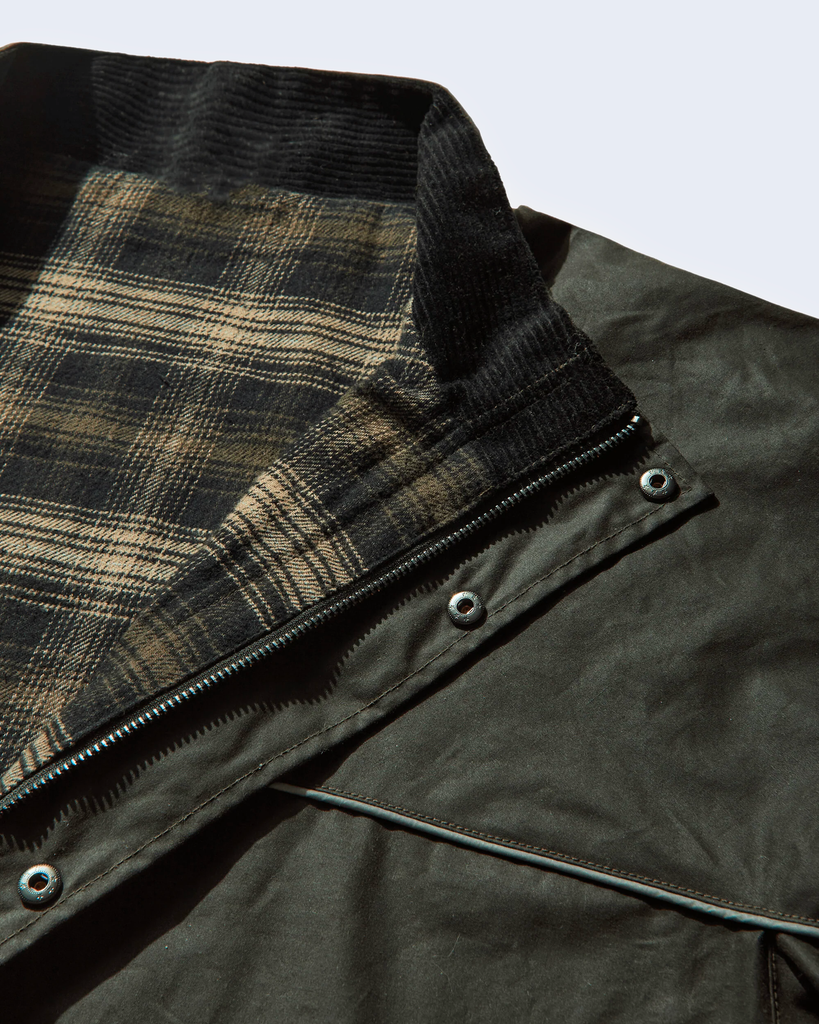 Trainer Waxed Jacket Dark Olive