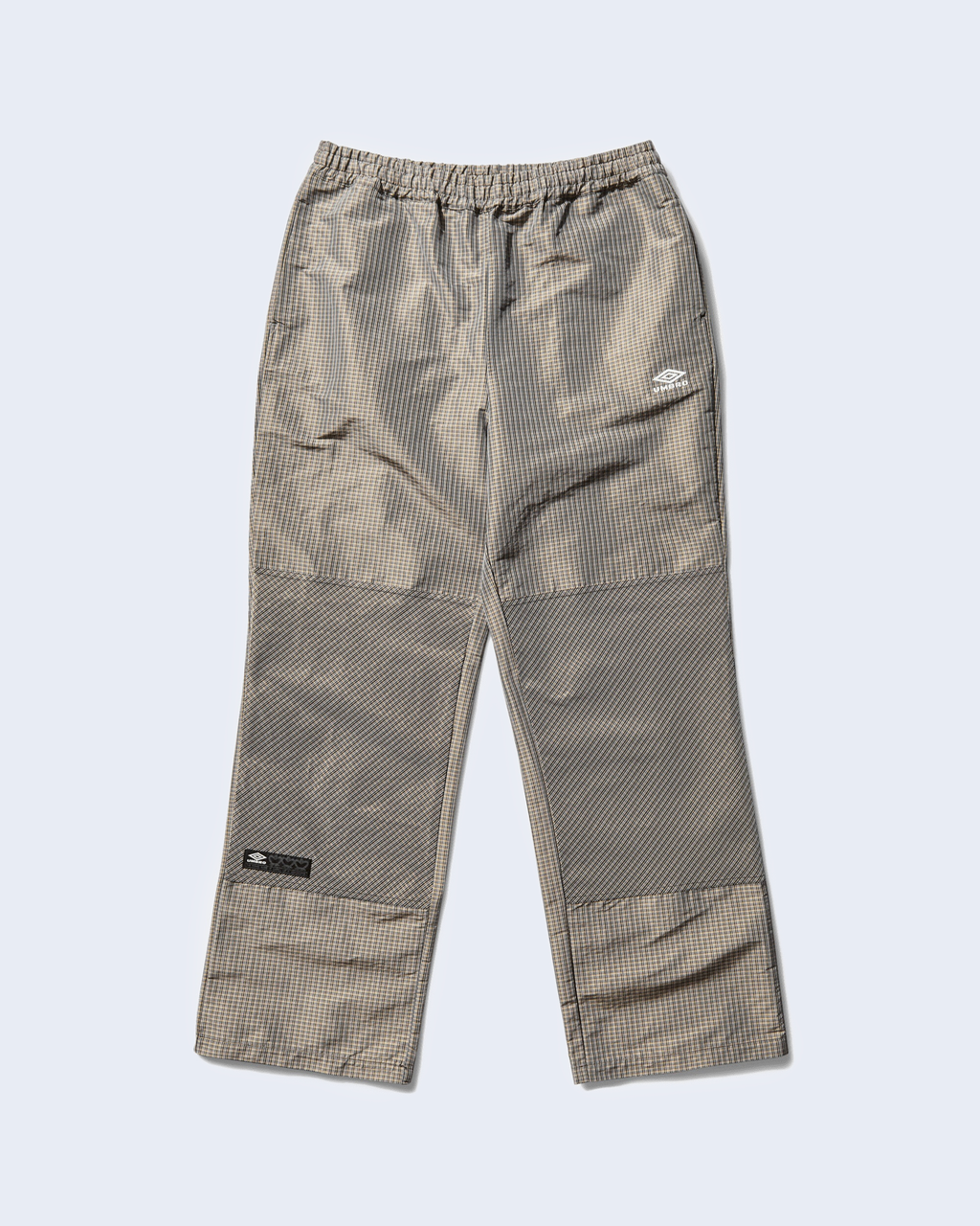 Check Track Pants Beige / Black