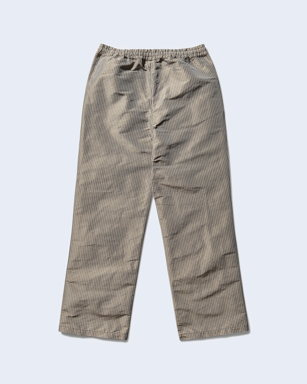 Check Track Pants Beige / Black