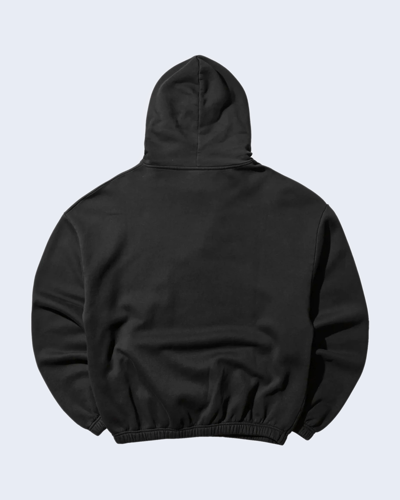 OG Logo Mask Hoodie Washed Black
