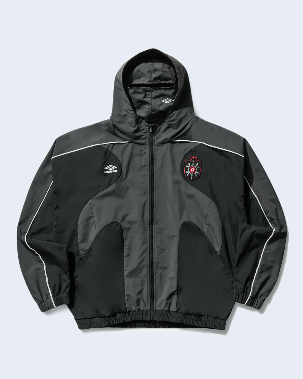 Rose Crest Masked Tracksuit Black / Dark Grey