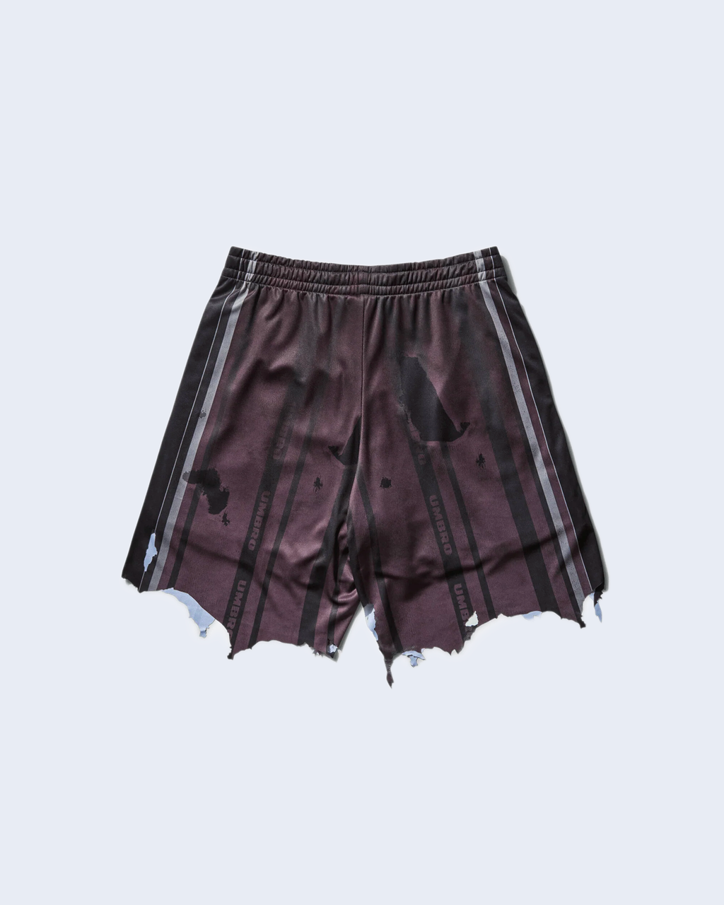 Distressed Shorts Purple / Black