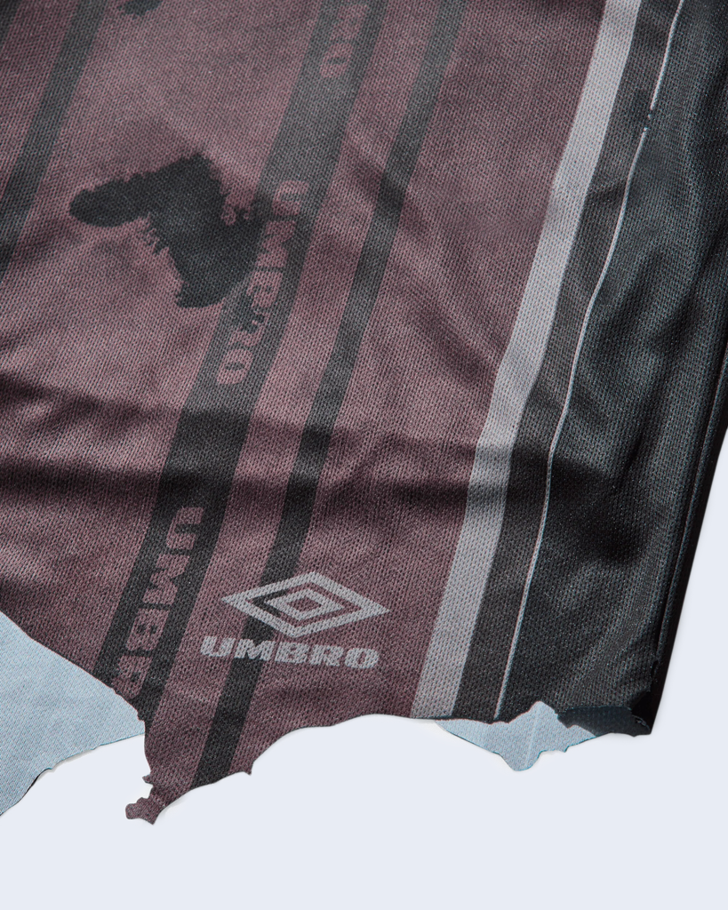 Distressed Shorts Purple / Black