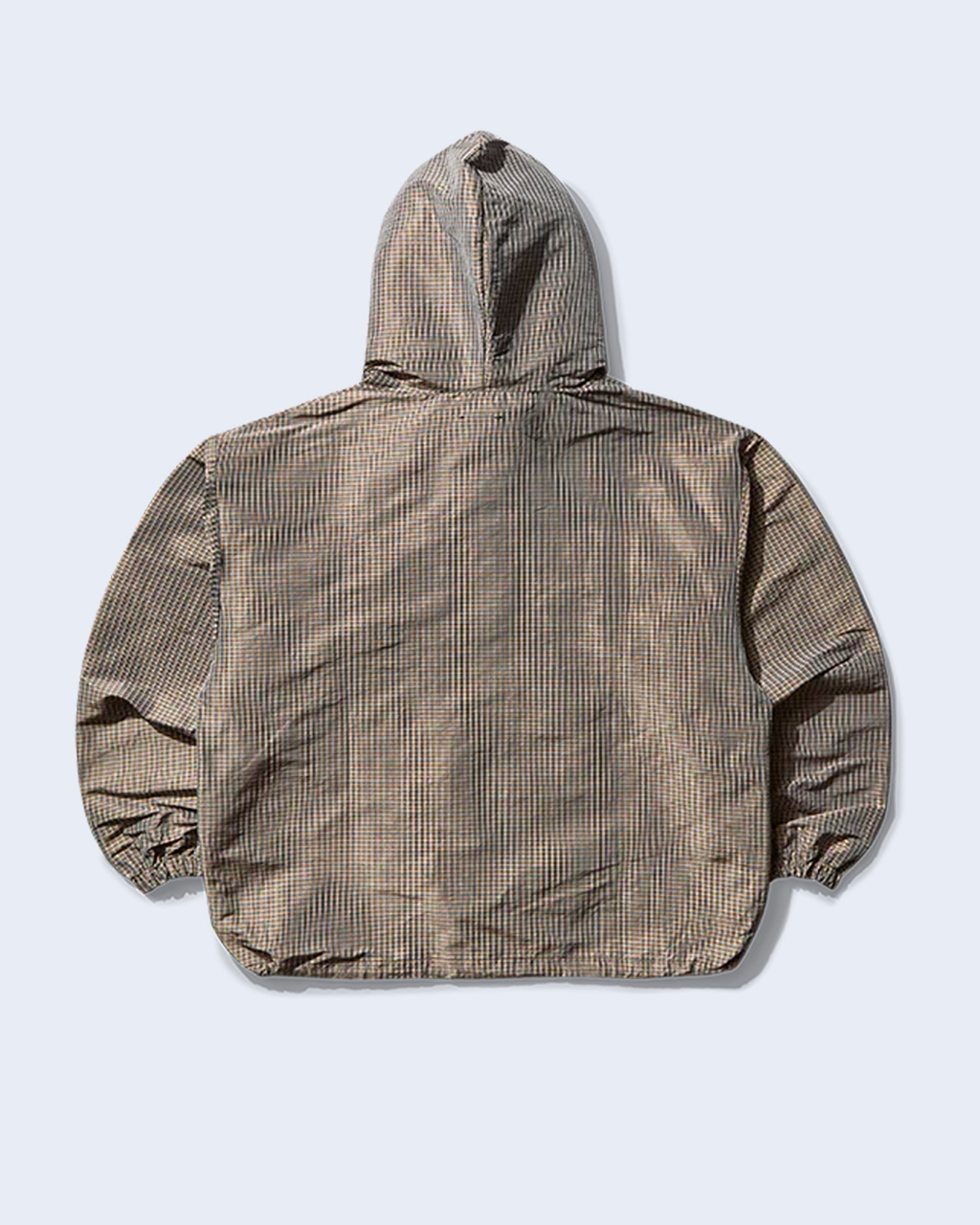 Masked Check Anorak Beige / Black