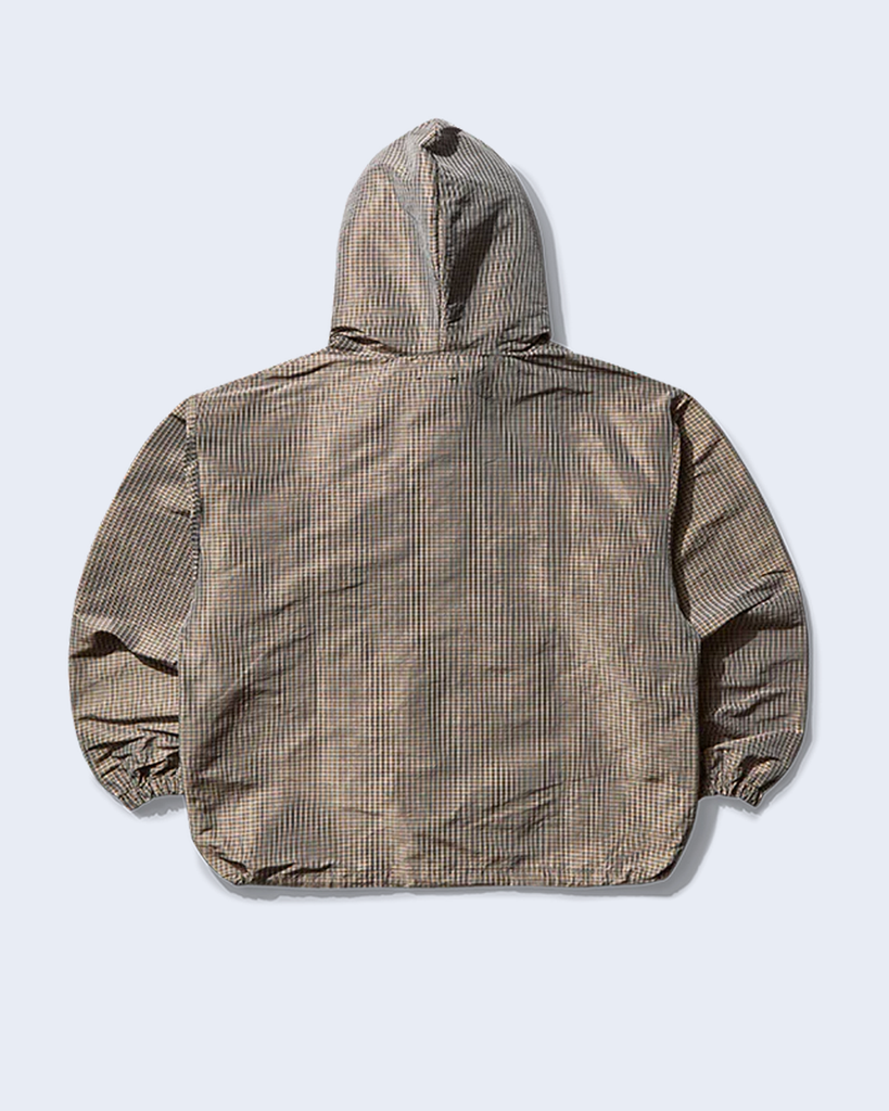 Masked Check Anorak Beige / Black