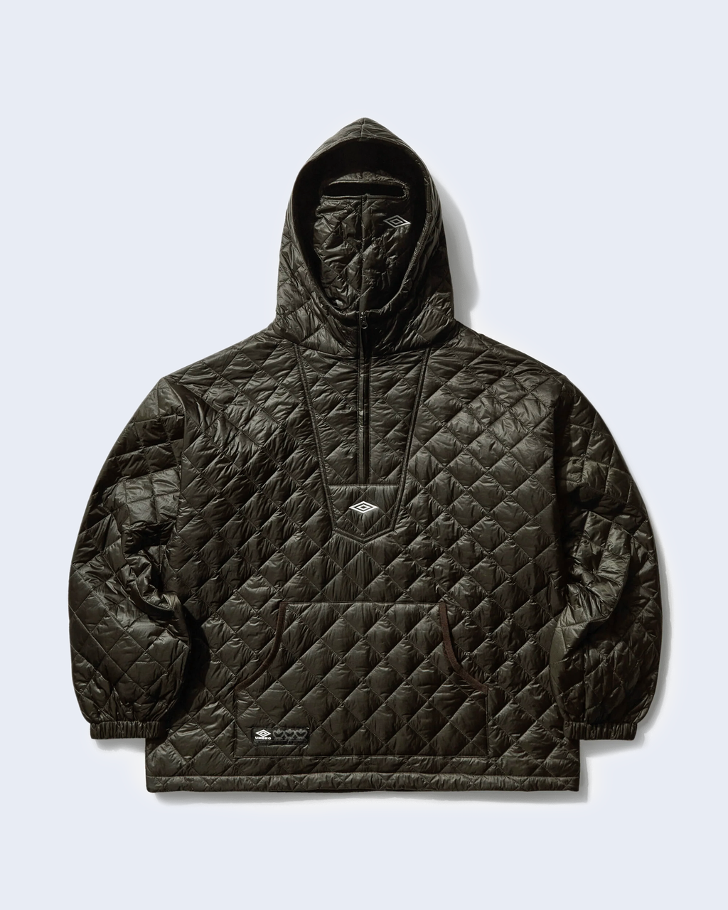 Masked Diamond Anorak Dark Olive