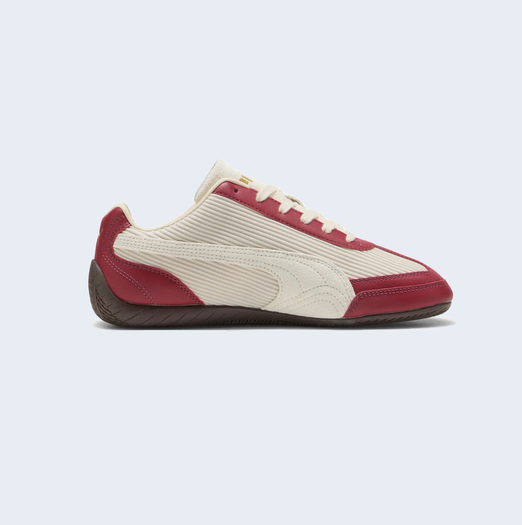 Speedcat Textile Dark Crimson / Warm White
