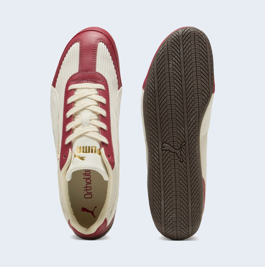 Speedcat Textile Dark Crimson / Warm White