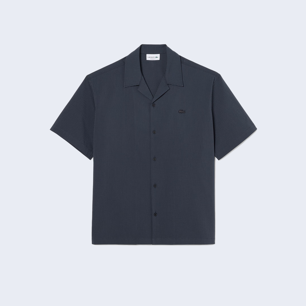 Seersucker Shirt Black / Dark Gray