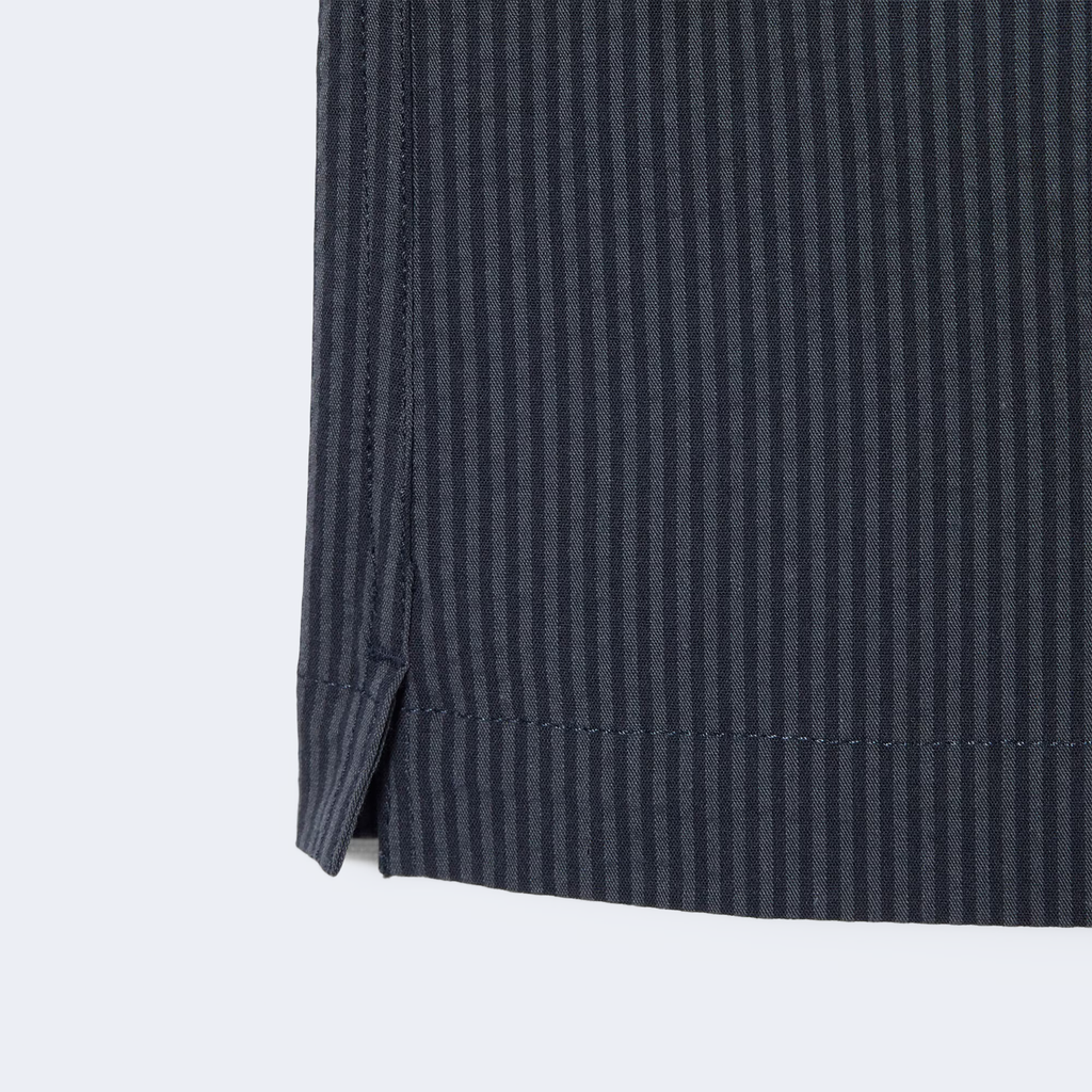 Seersucker Shirt Black / Dark Gray