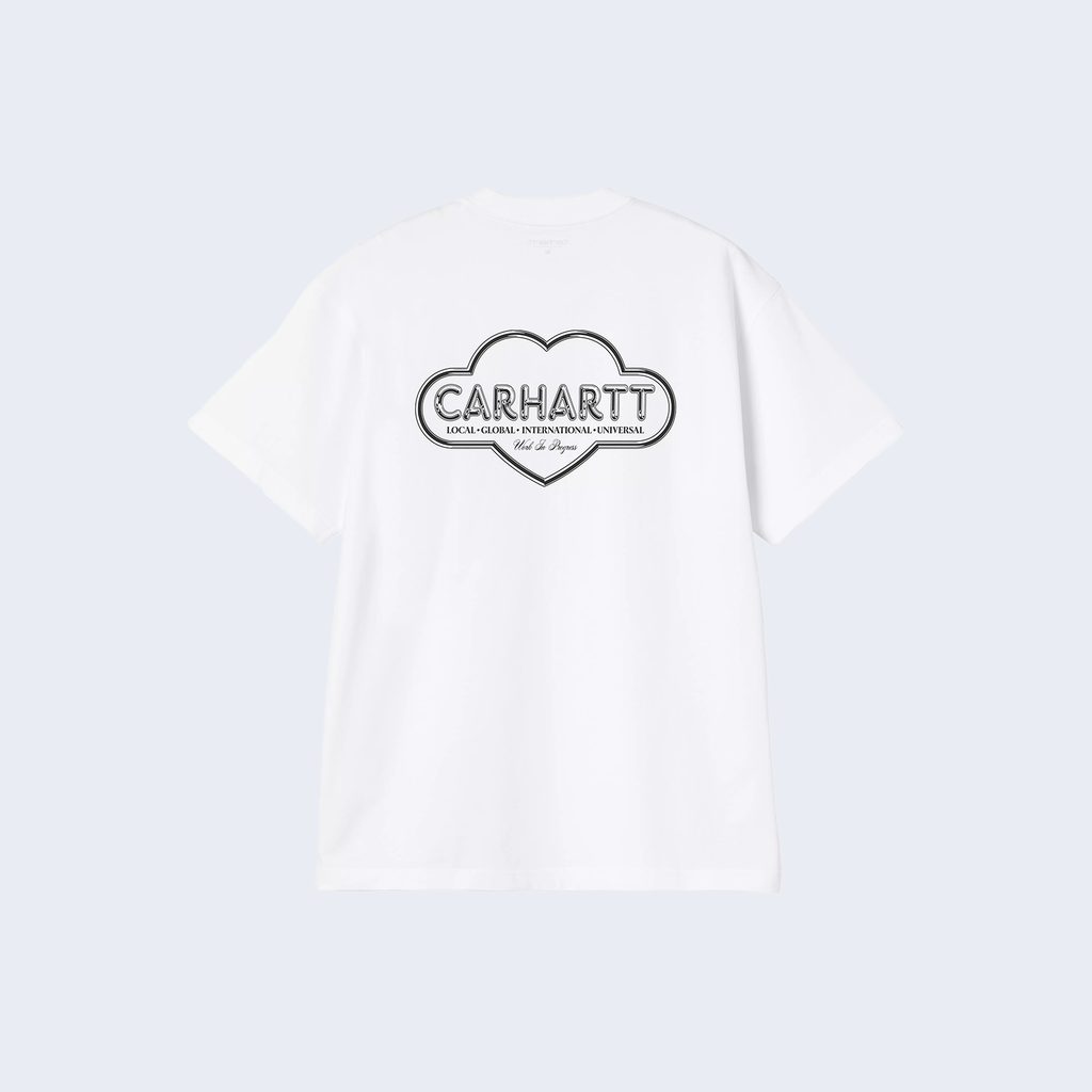 S/S Cloud Heart T-Shirt White