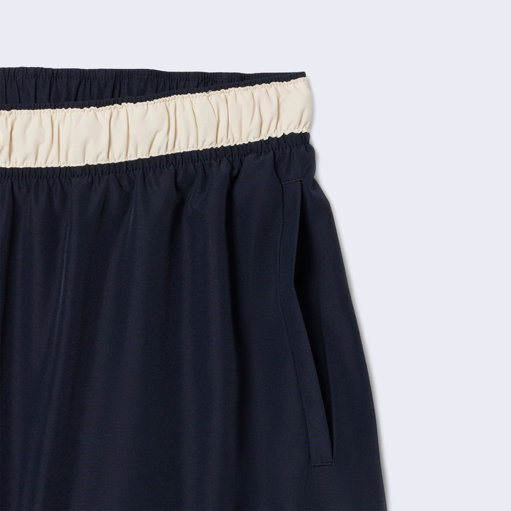 Swim Shorts Contrasting Stripes Black / Beige
