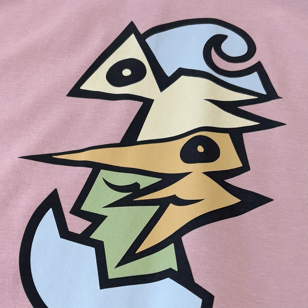 S/S Cubist T-Shirt Hortensia