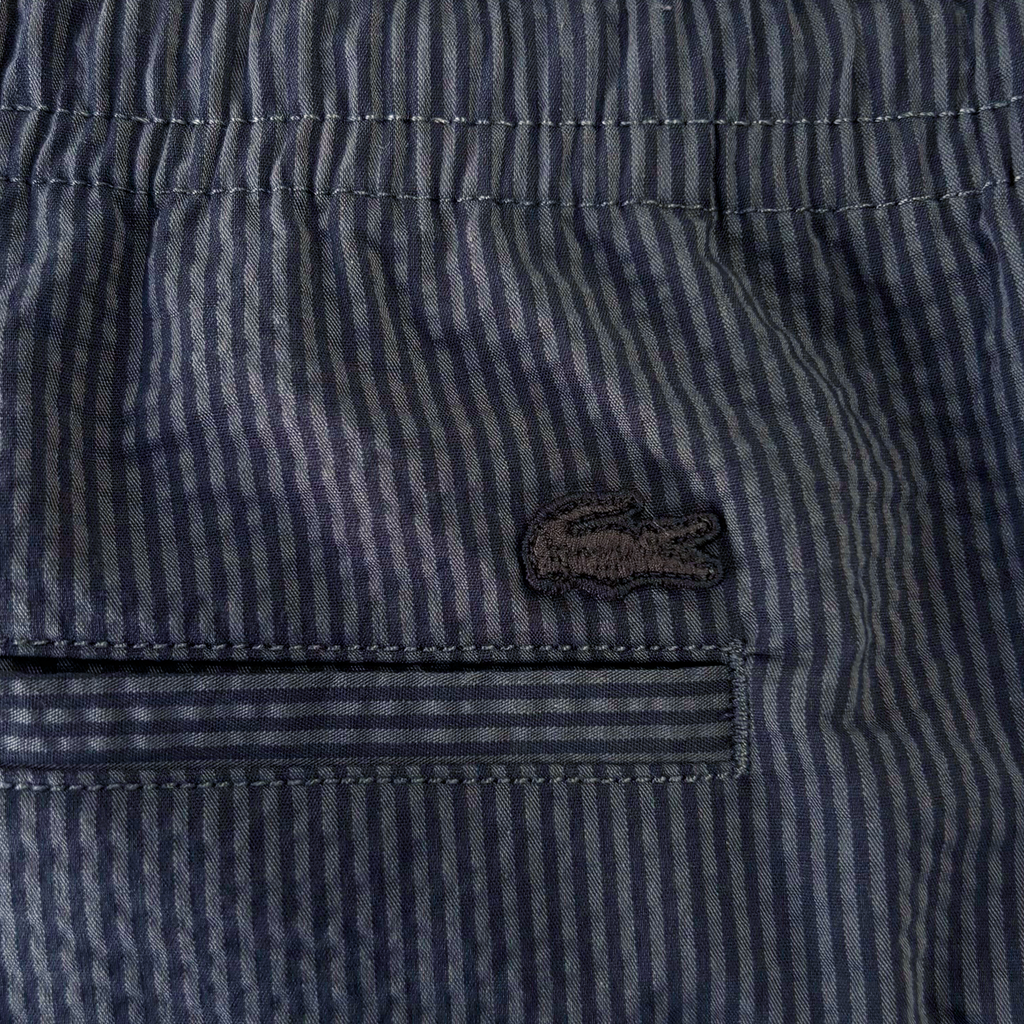 Seersucker Shorts Black / Dark Grey