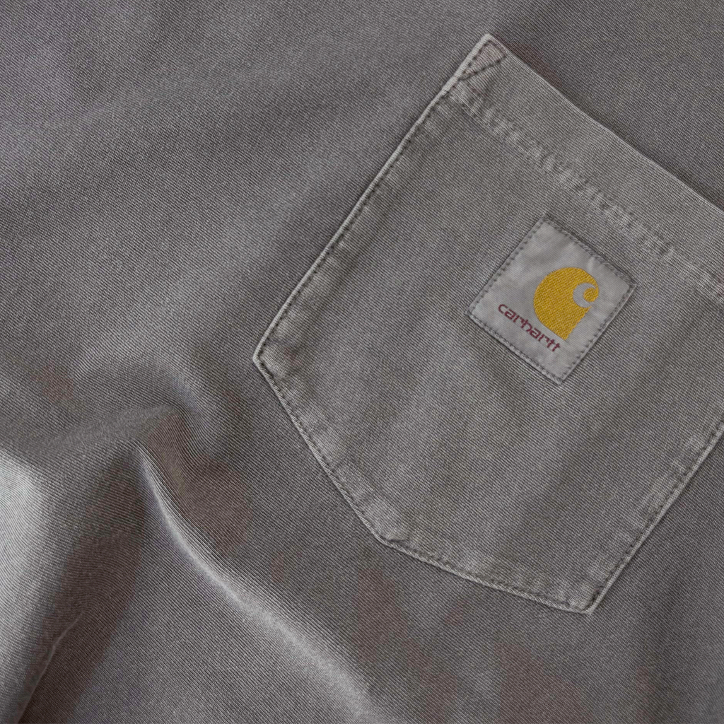 S/S Loose Pocket T-Shirt Black Garment Dyed
