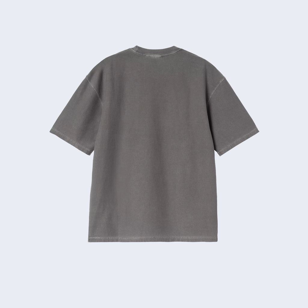S/S Loose Pocket T-Shirt Black Garment Dyed