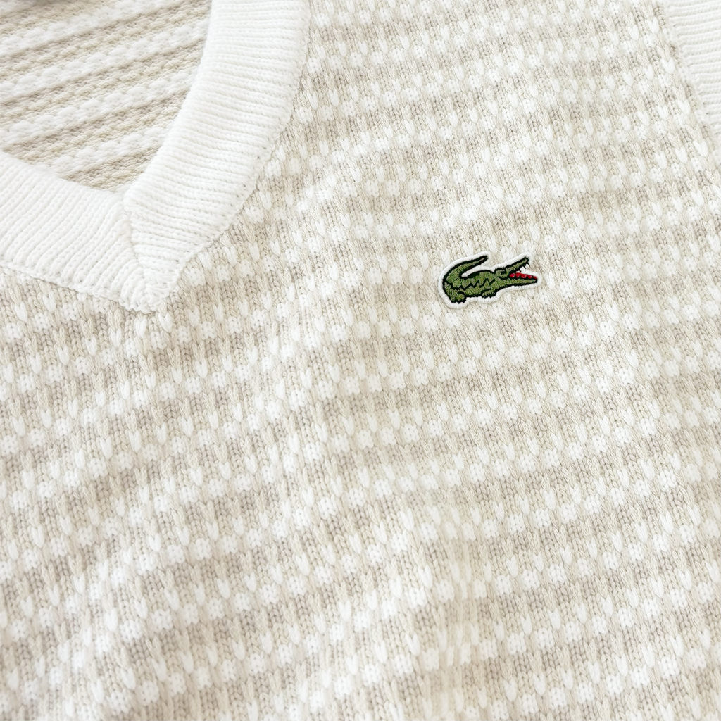 Striped Vest Beige / Light Gray / White