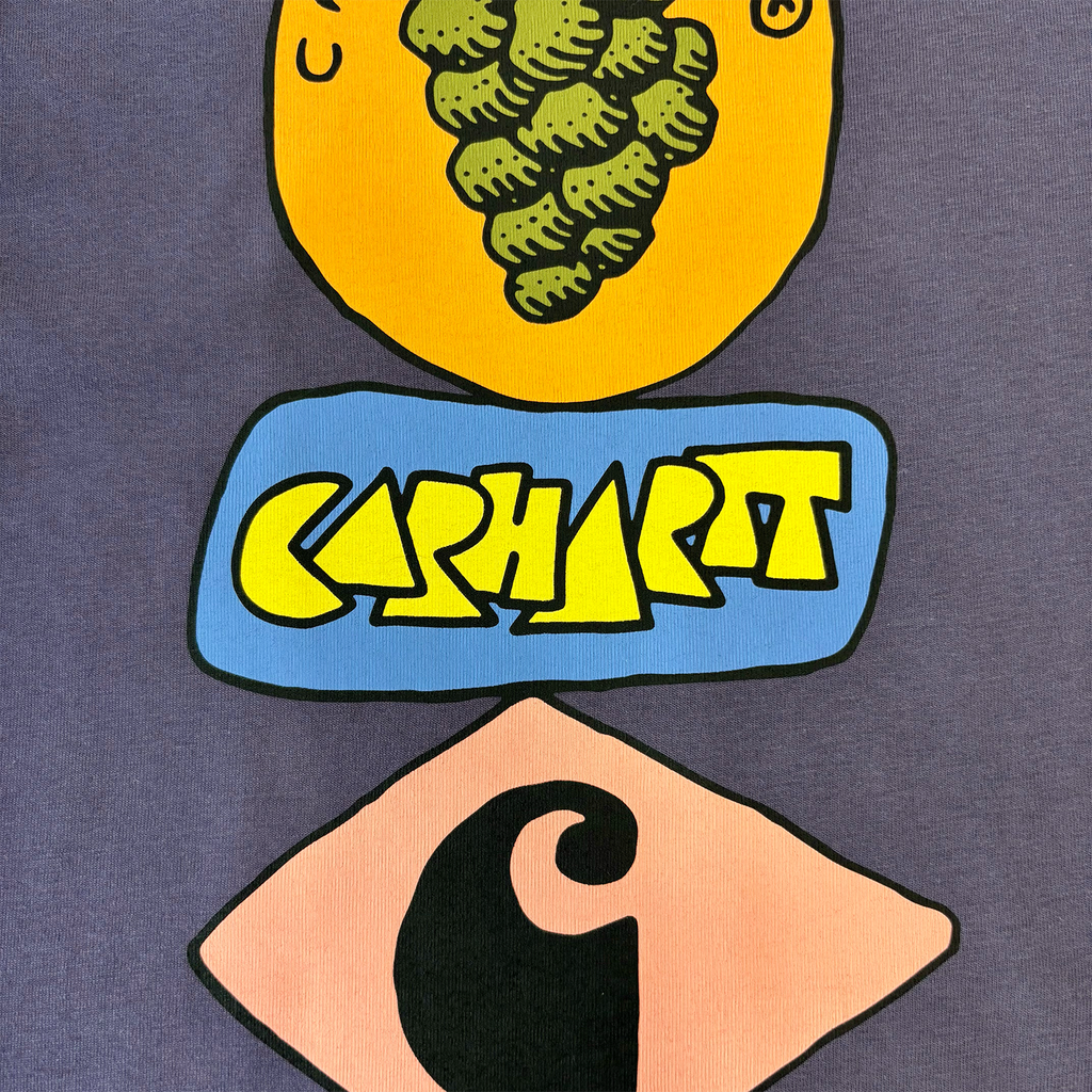 S/S Stacked Grapes T-Shirt Shady Purple