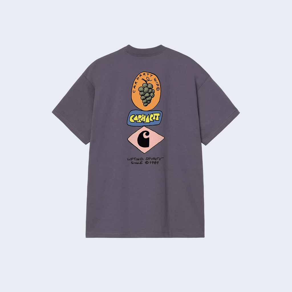 S/S Stacked Grapes T-Shirt Shady Purple