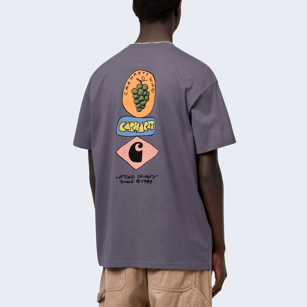 S/S Stacked Grapes T-Shirt Shady Purple