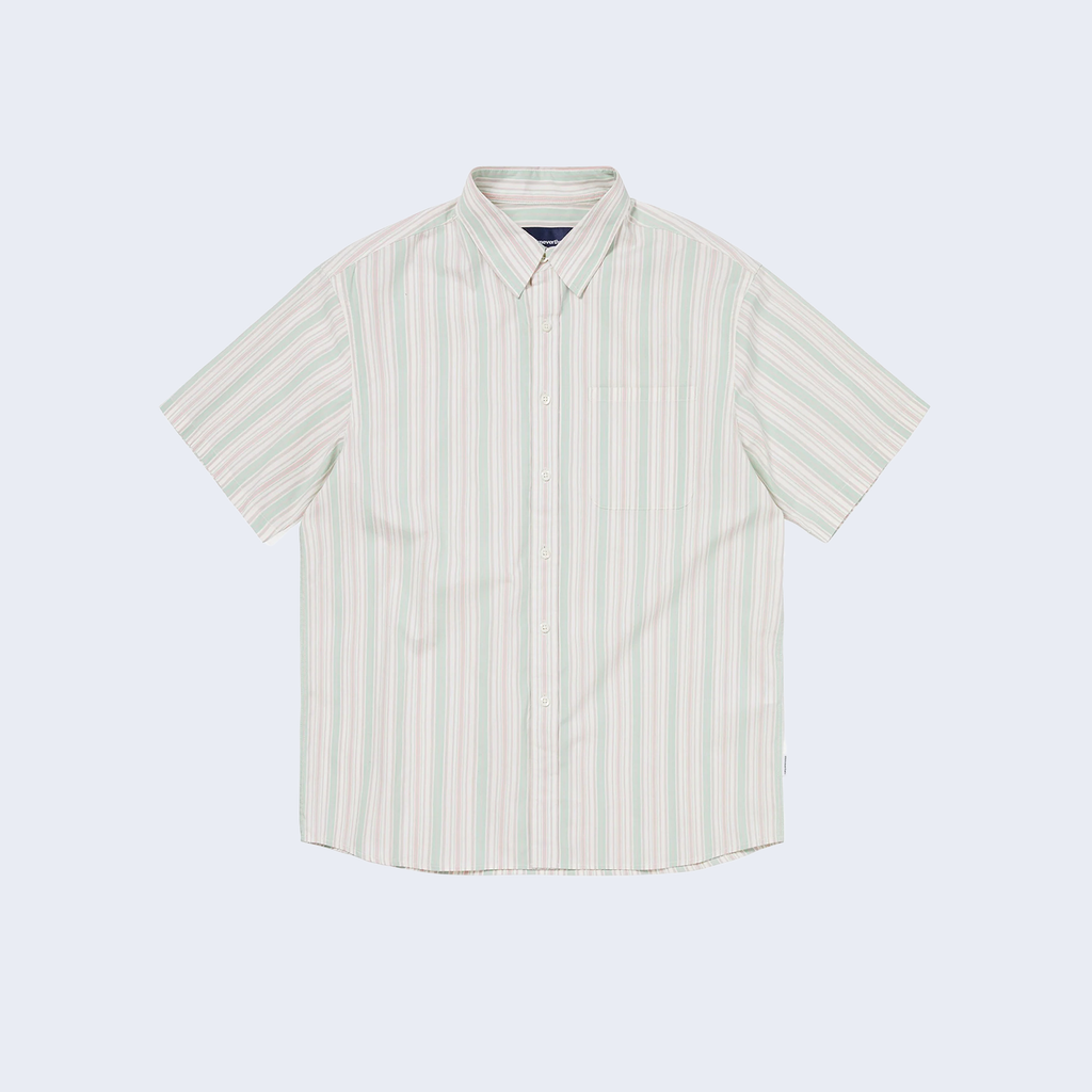 Striped S/S Shirt Green
