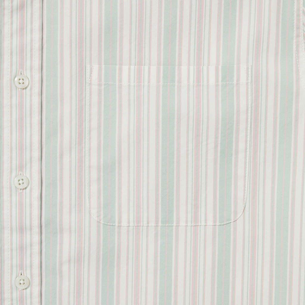 Striped S/S Shirt Green