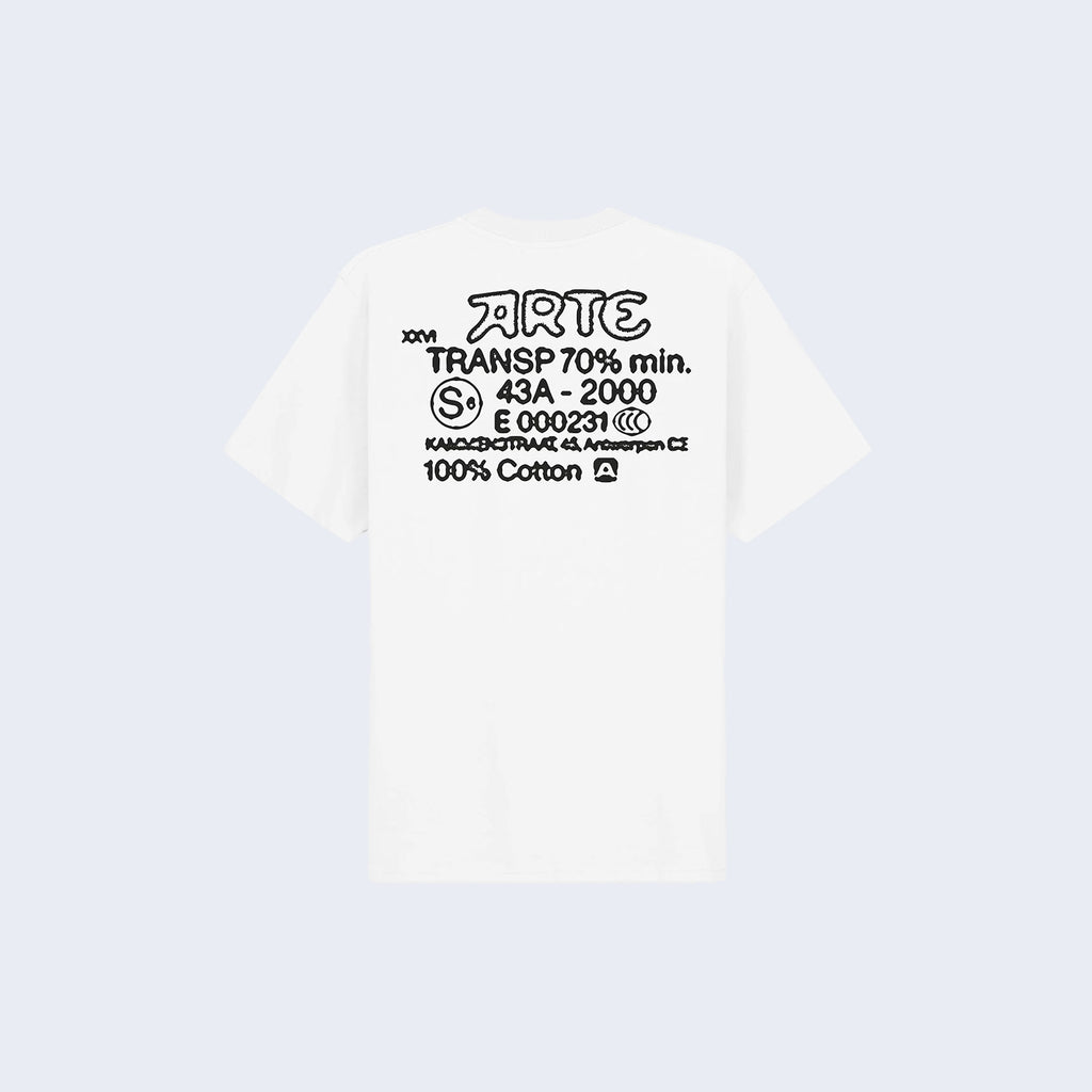 Serial Stamp T-shirt White