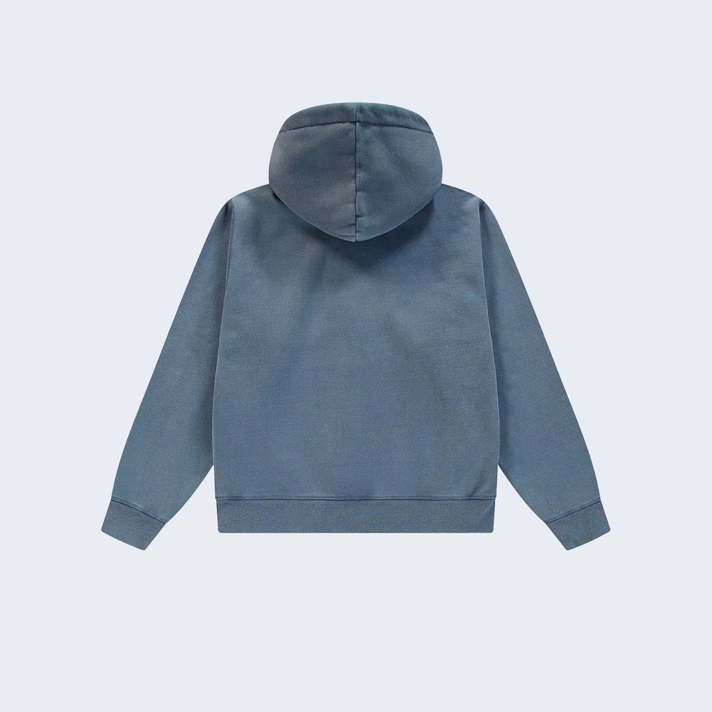 Stencil Sunfade Zip Hoodie Navy