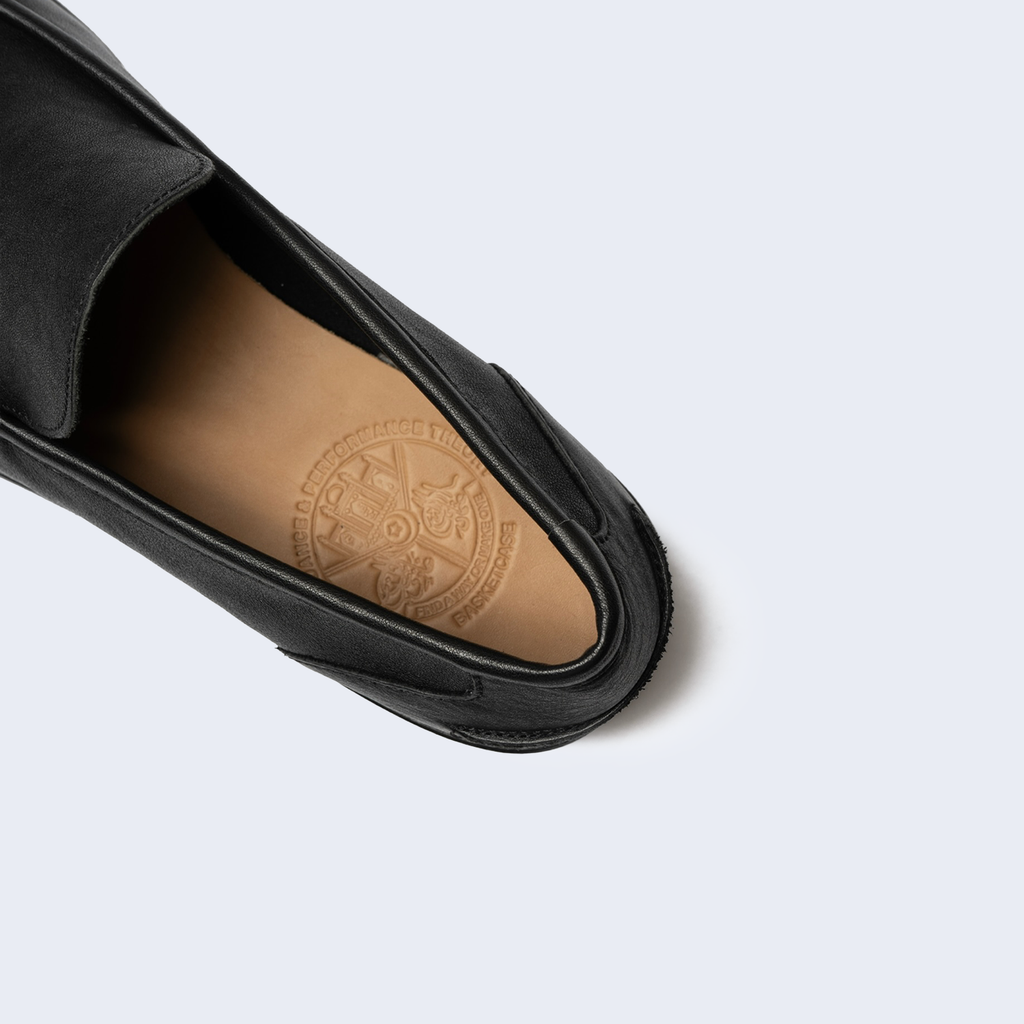Square Toe Loafers Black