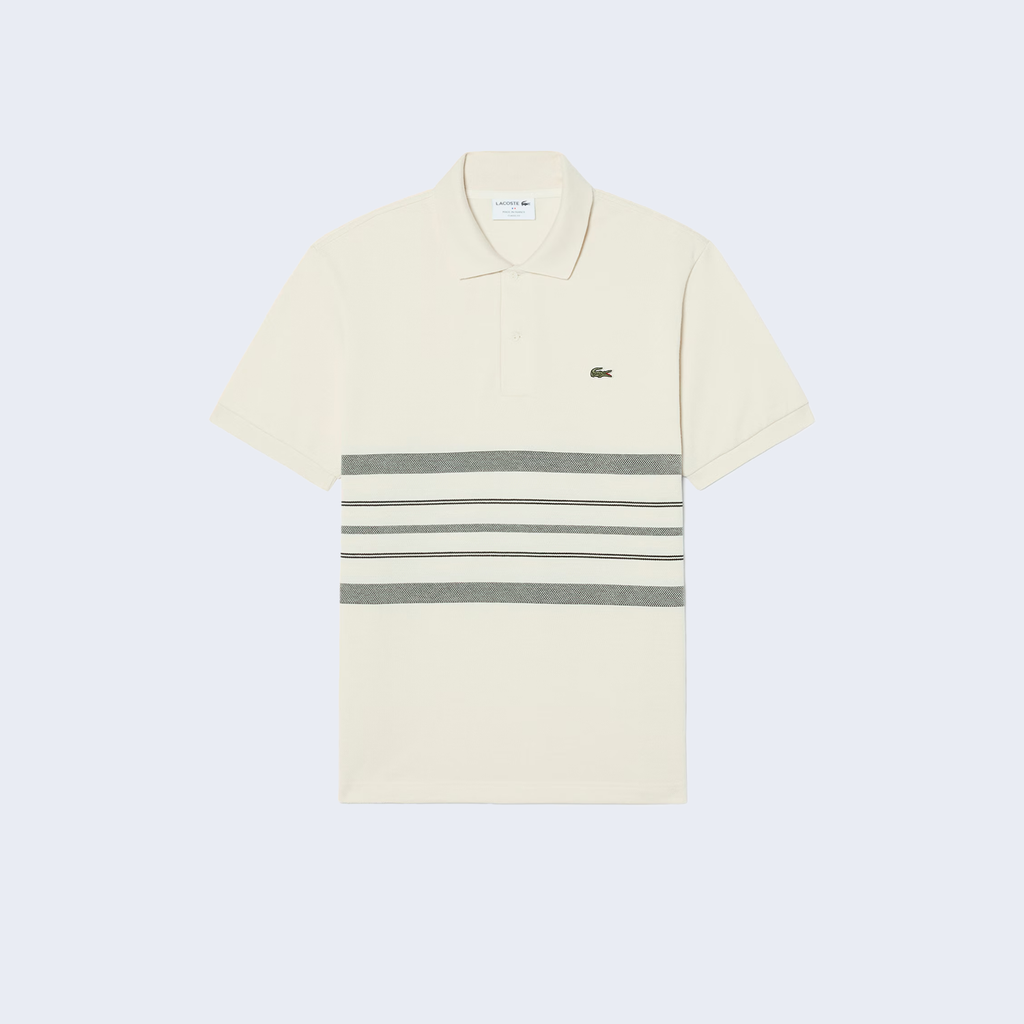 Striped Polo Cream