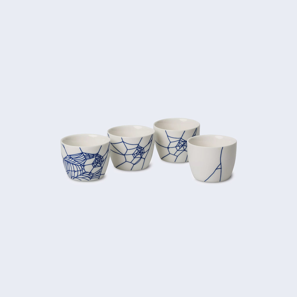Theory and Practice Soba Cup Set White / Blue