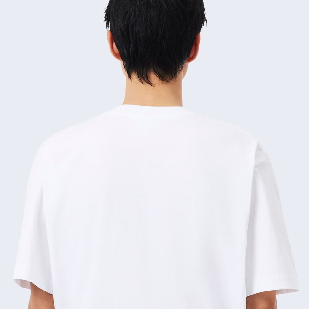 Thick Cotton Jersey T-Shirt White
