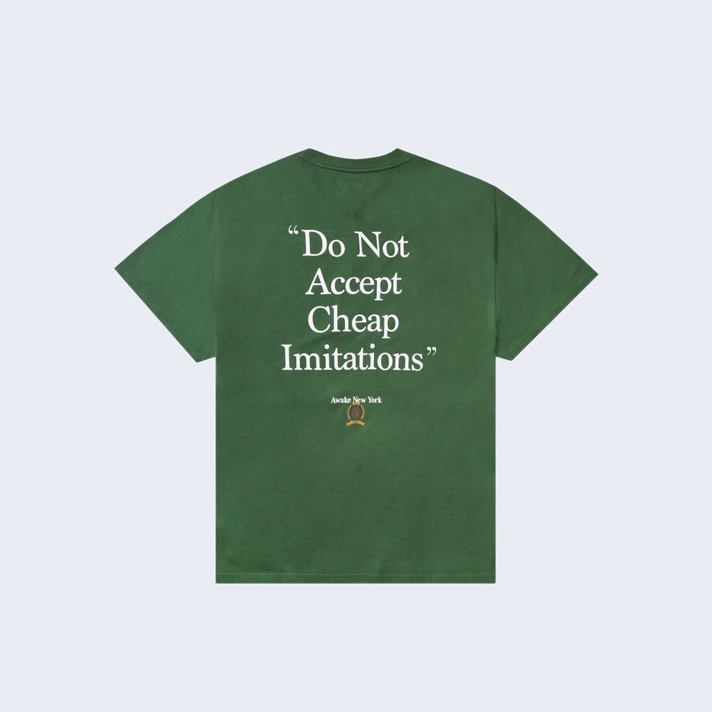 Awake X Tommy Hilifger Flag Tee Aviator Green