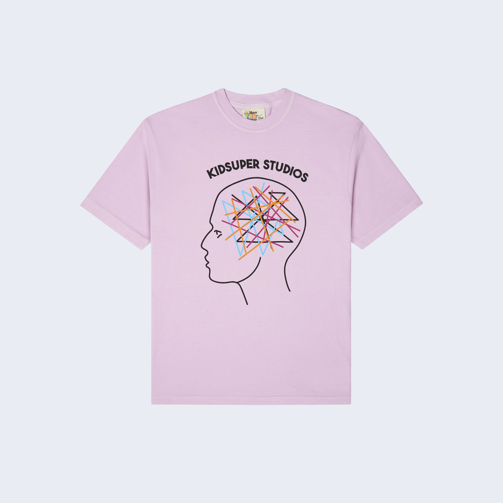 Thoughts In My Head Tee Lilac