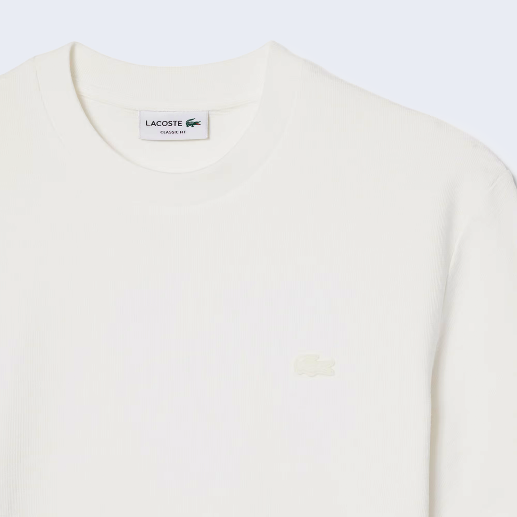 Textured Jersey T-Shirt White
