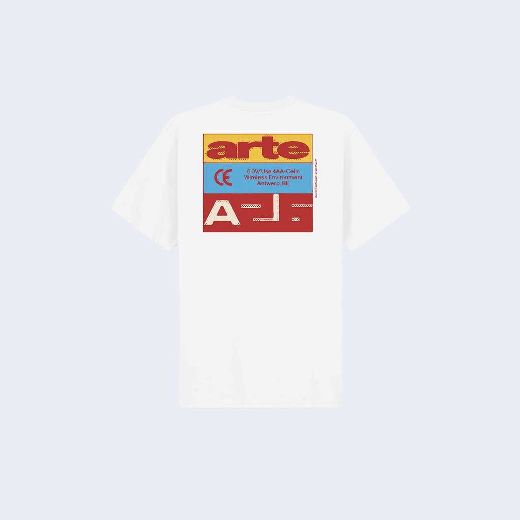 Tricolor Serial T-Shirt White