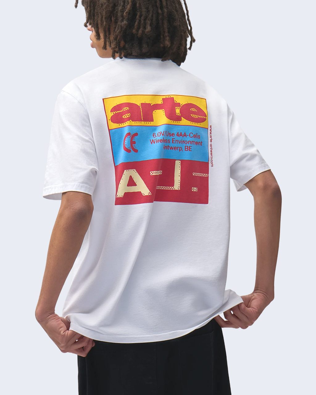 Tricolor Serial T-Shirt White