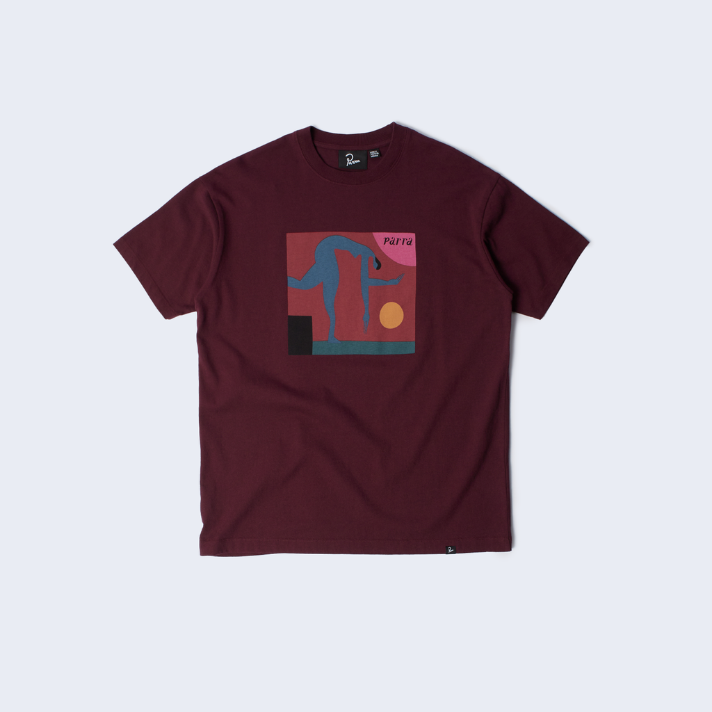 Tripped Up T-Shirt Dark Red