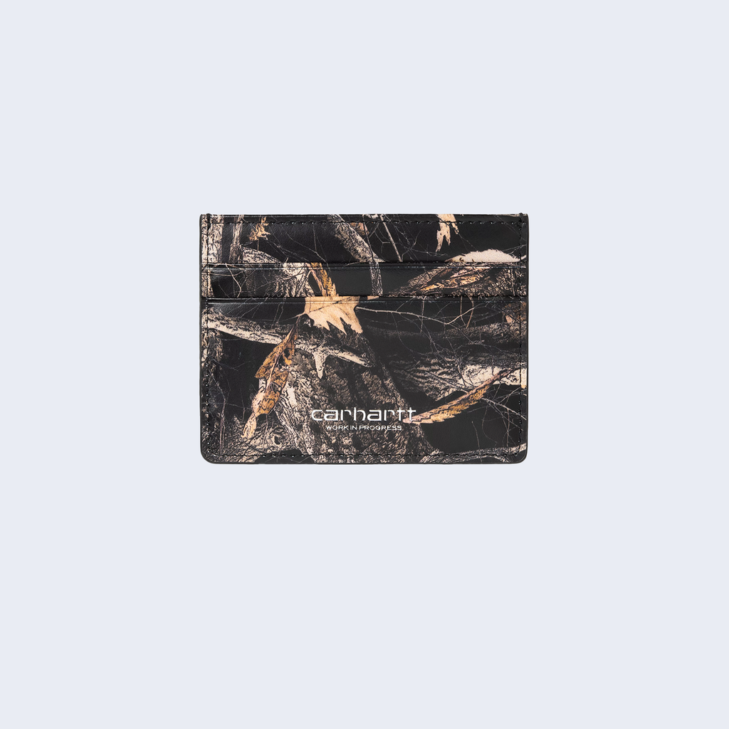 Vegas Cardholder Camo Feather Tree Black / Silver
