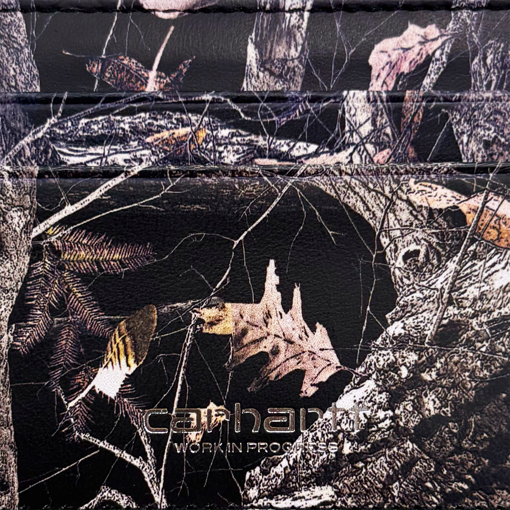 Vegas Cardholder Camo Feather Tree Black / Silver